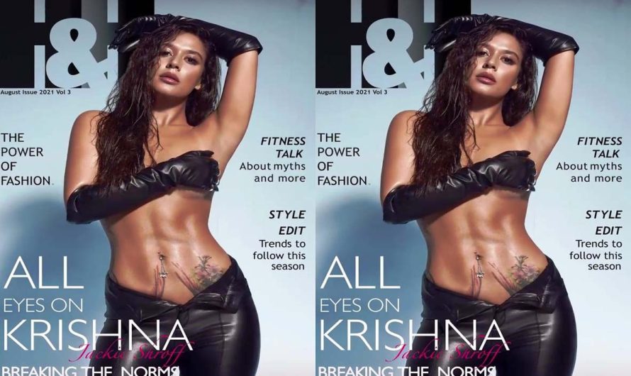 Krishna Jackie Shroff Topless Shoot for H&H Magazine